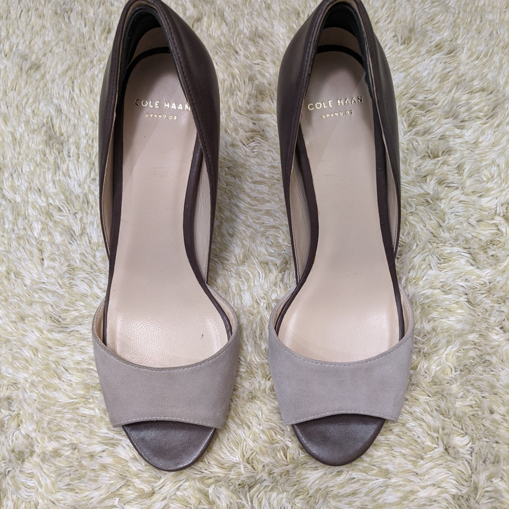 Cole Haan Antonia open toe pump 6B - Picture 1 of 4